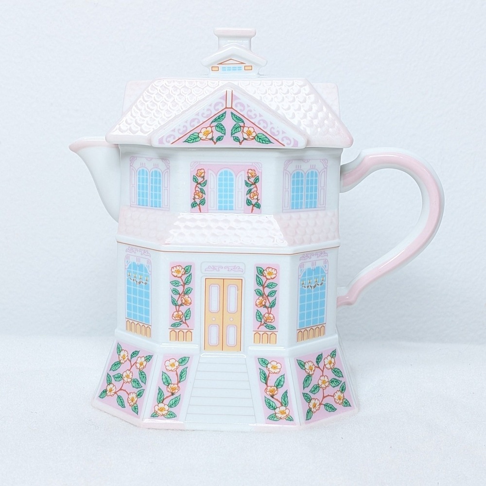 VTG 1991 Lenox Village Creamery Fine Porcelain Collectible Creamer w/ Lid - Picture 3 of 10